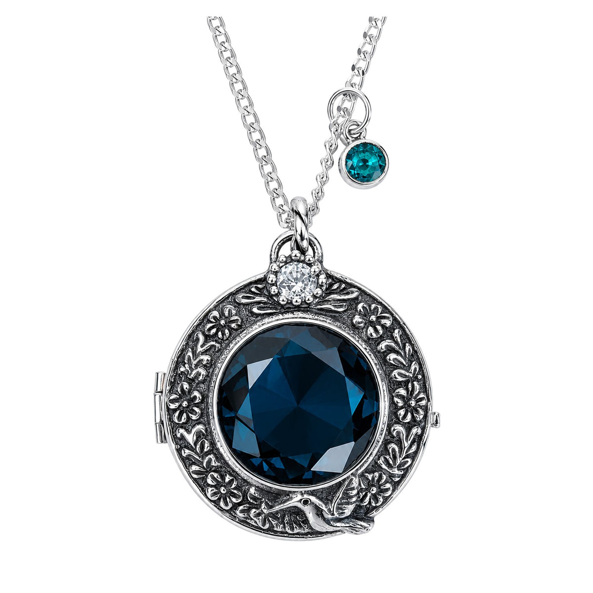 TANA Alma — Relicario aus 925 Sterling Silber, an der Kette getragen