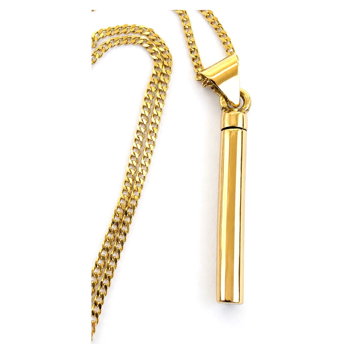GOLDIES — Relicario aus 925 Sterling Silber, an der Kette getragen